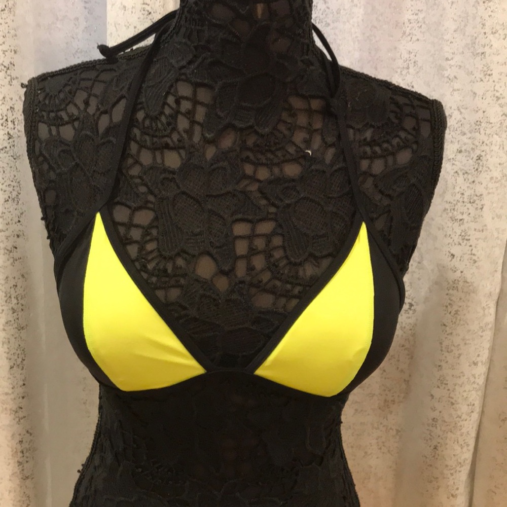 PINK Triangle Bikini Top